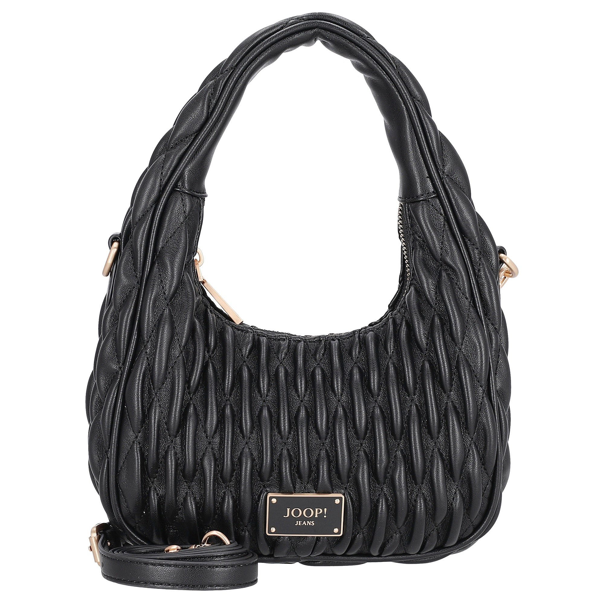 Joop Jeans Umhängetasche Women Ruga Denise Hobo - Schultertasche 20 cm (black)
