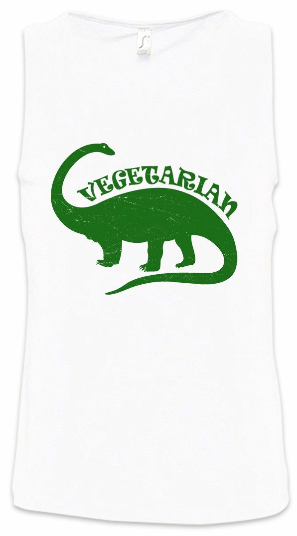 Tanktop Vegetarian Dinosaur Ärmelloses T-Shirt Vegan Dinosaurier Saurier