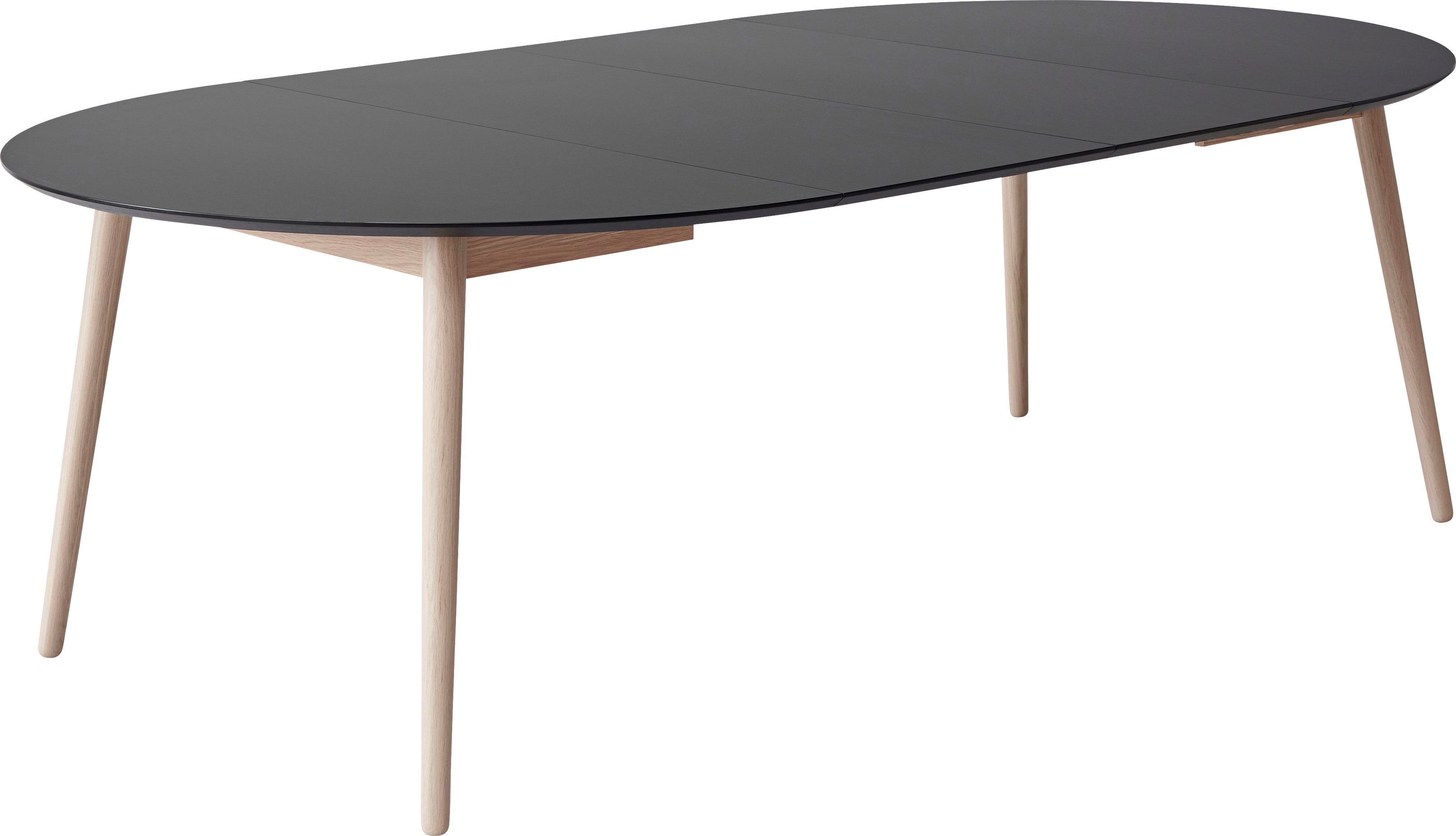Hammel Furniture Esstisch Tischplatte runde Meza Massivholzgestell Ø135(231) by aus Graphit Hammel, MDF/Laminat, cm