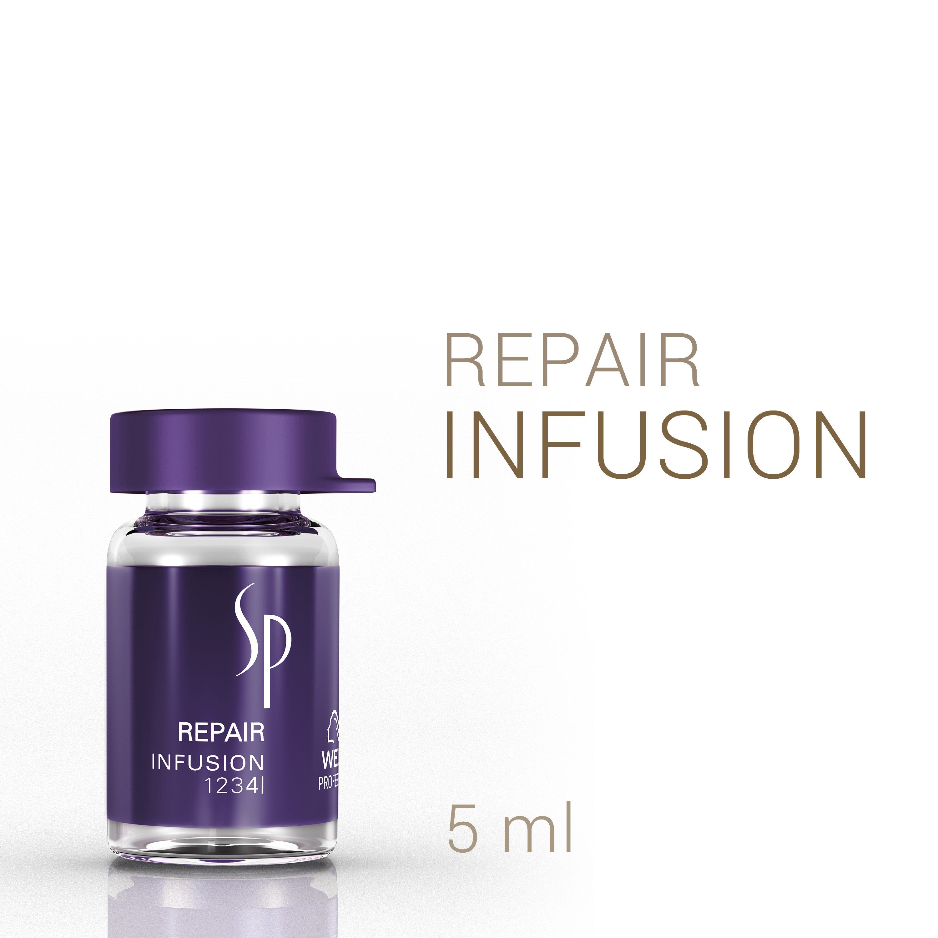 Wella SP Haarkur REPAIR INFUSION, 6-tlg., sanfte Pflege, kräftigend, baut die Struktur wieder auf