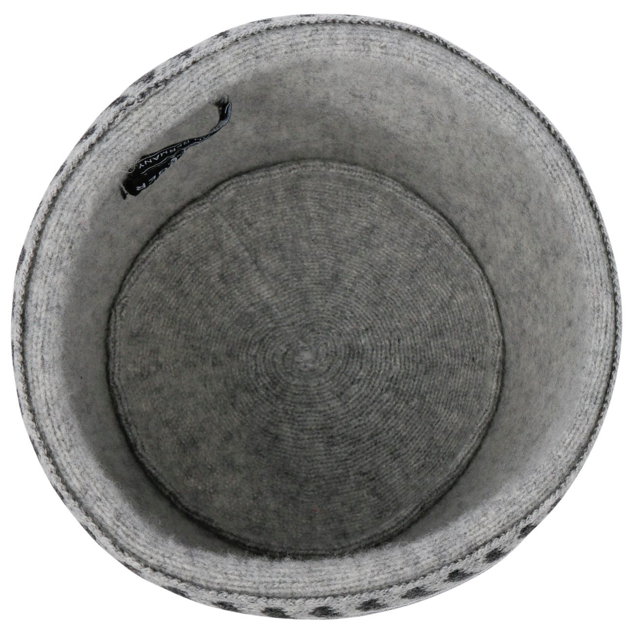 Seeberger Strickmütze (1-St) Wollmütze mit Umschlag, Made in Germany