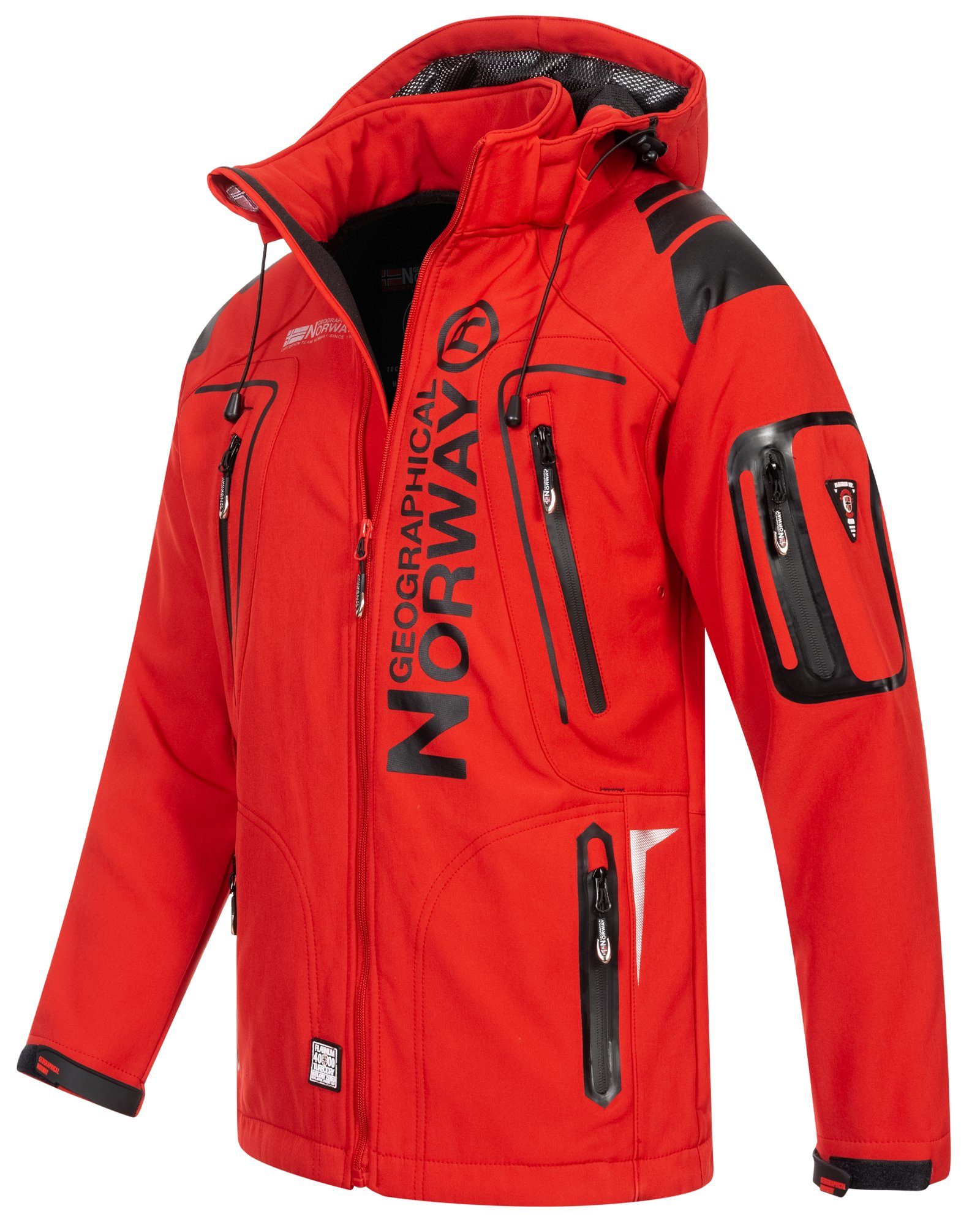 Geographical Norway Softshelljacke Herren Frühlings Jacke Softshell Jacke Regen Outdoor Übergangs Jack