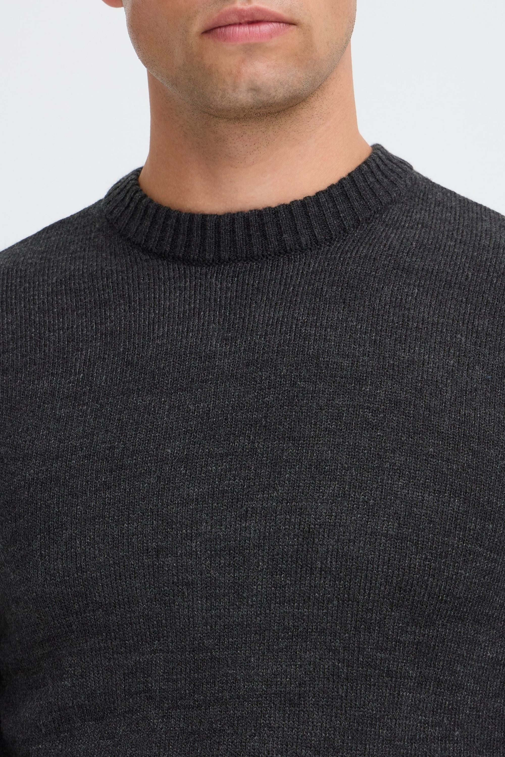 Blend Strickpullover BHRyke Stilvoller Strickpullover mit Rippbündchen