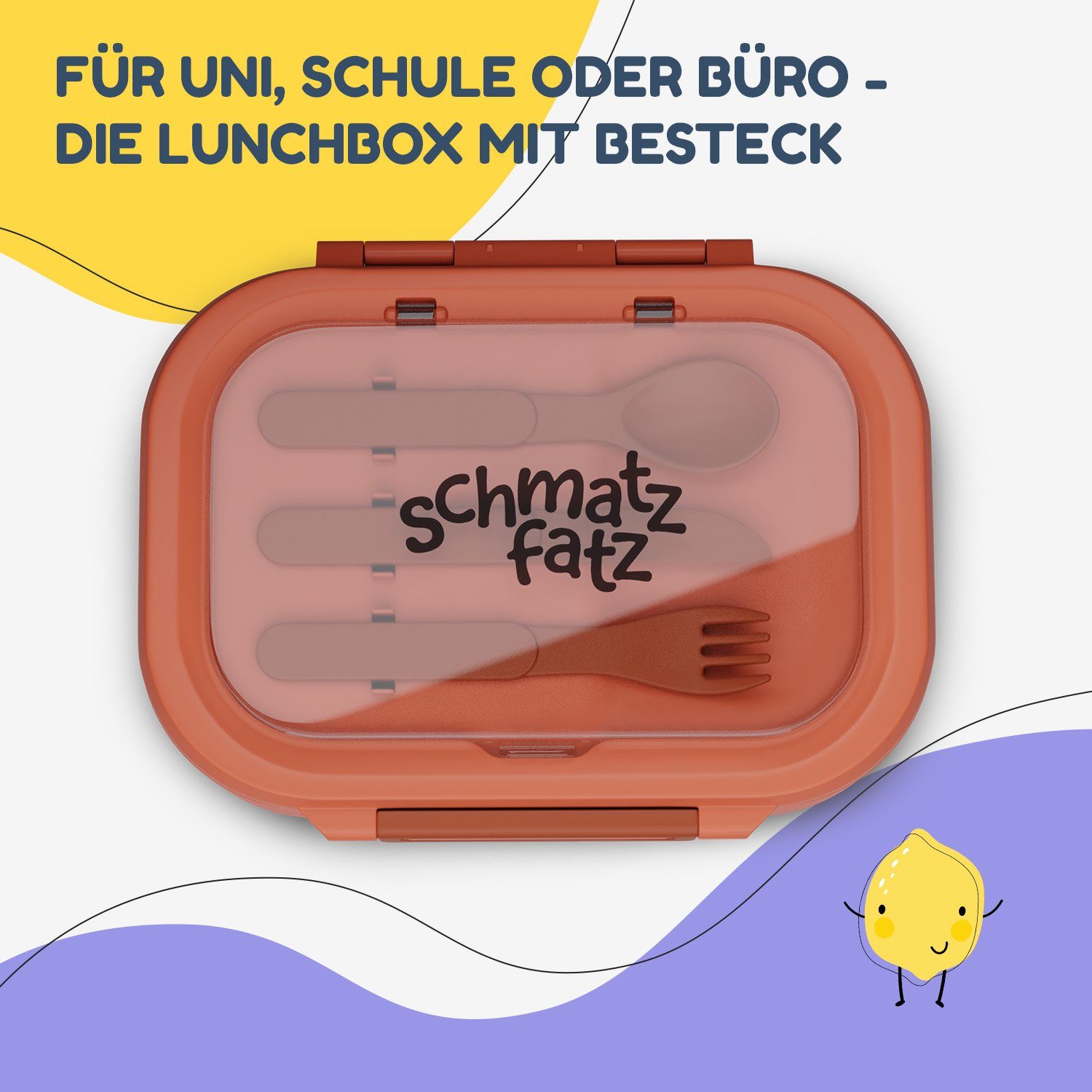 Bunko Fächer, Tritan, Lunchbox Frischhaltedose (Packung) 3 Klarstein