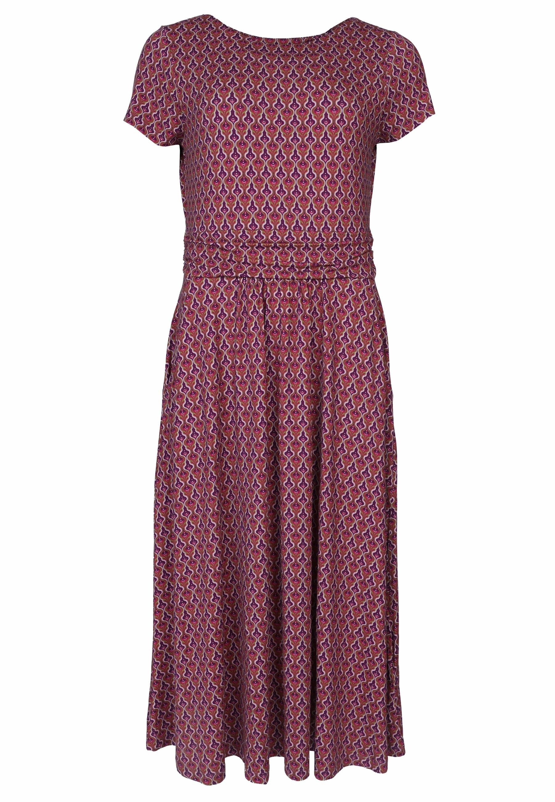 Lykka du Nord Sommerkleid Malind geo Taillenraffung