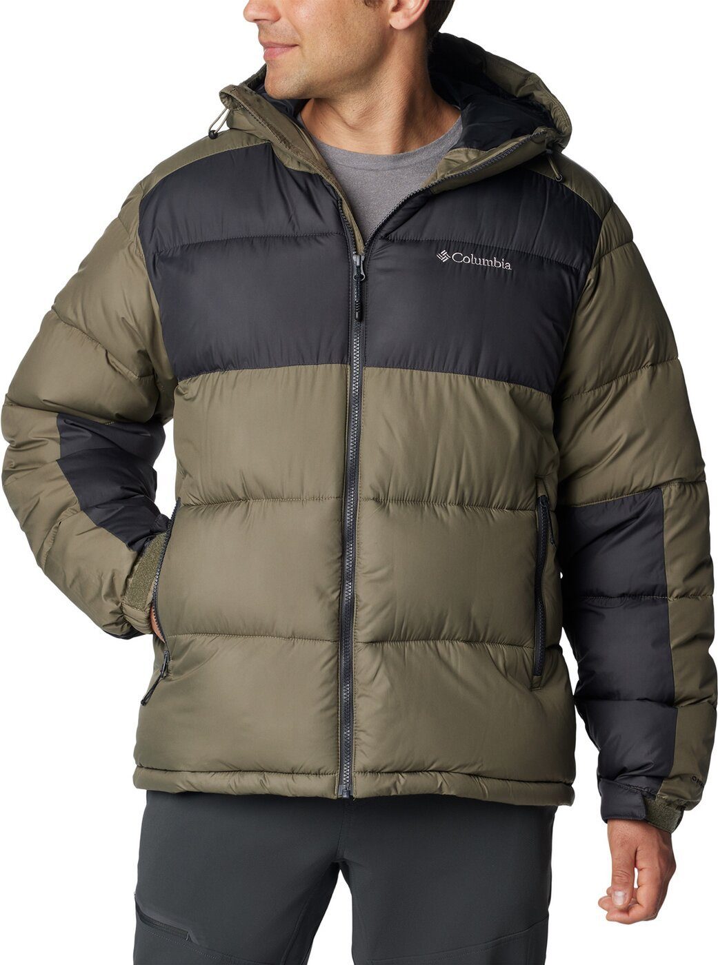 Funktionsjacke Pike Lake II Hooded Jacket Stone Green