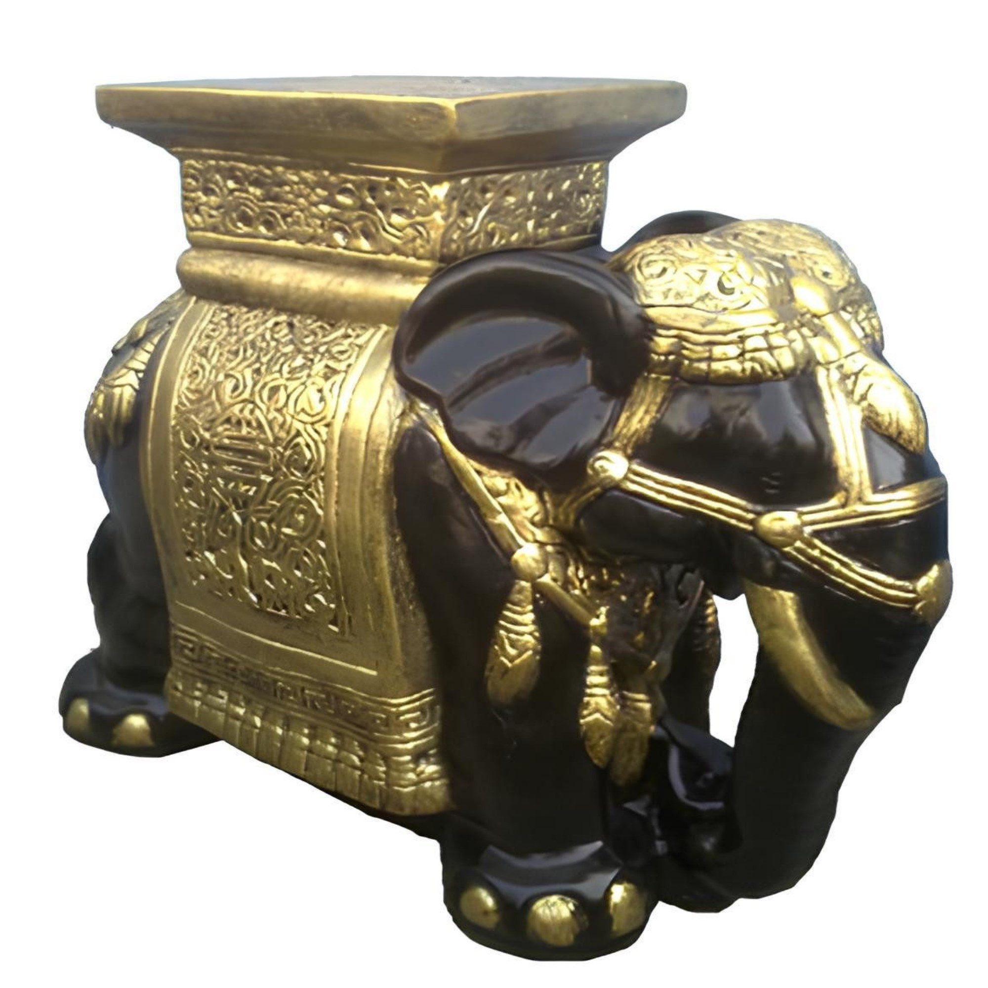 Xlmoebel Buddhafigur Dekorative Figur Skulptur 45 cm - Buddha Elefant Statue (Skulptur), Hergestellt in Europa