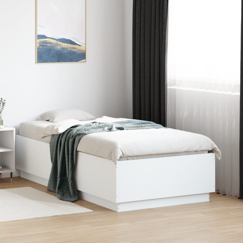 furnicato Bettgestell Bett Weiß 193 x 78 x 40 cm – Modernes Design für dein günstig online kaufen