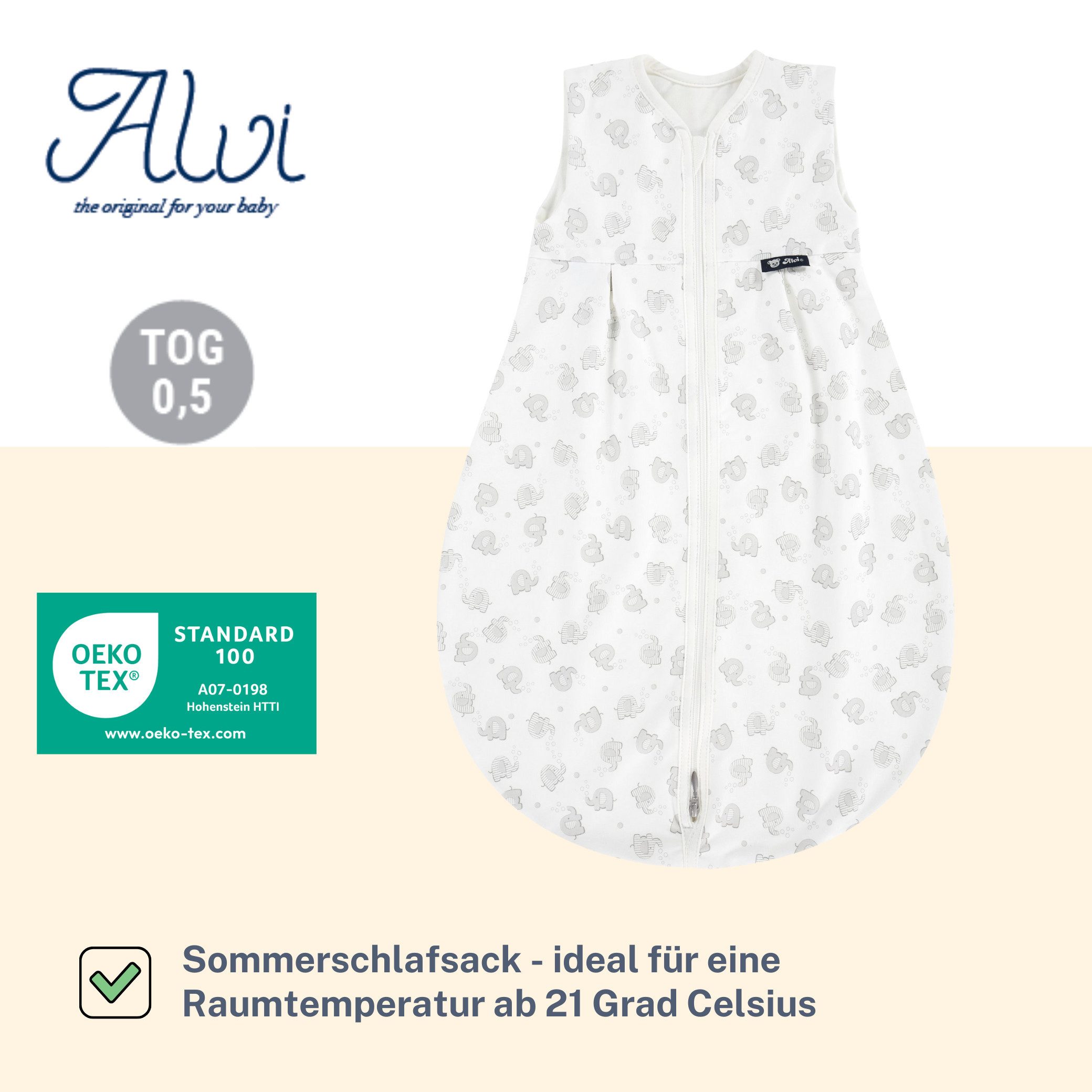 Alvi® Babyschlafsack Mäxchen Sommer Schlafsack light günstig online kaufen