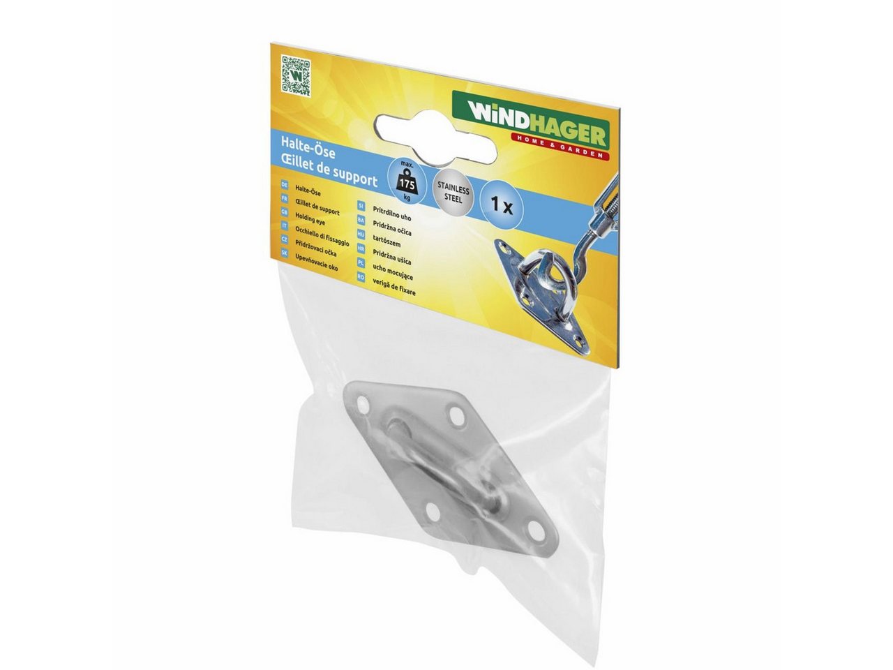 Thumbnail - Windhager Sonnensegel Windhager Halte-Öse Edelstahl rostfrei