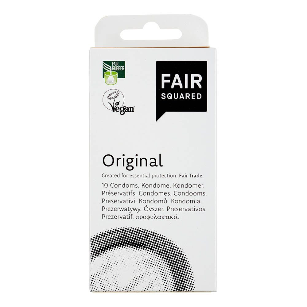 Fair Squared Einhand-Kondome Kondom - Original 10 Stück