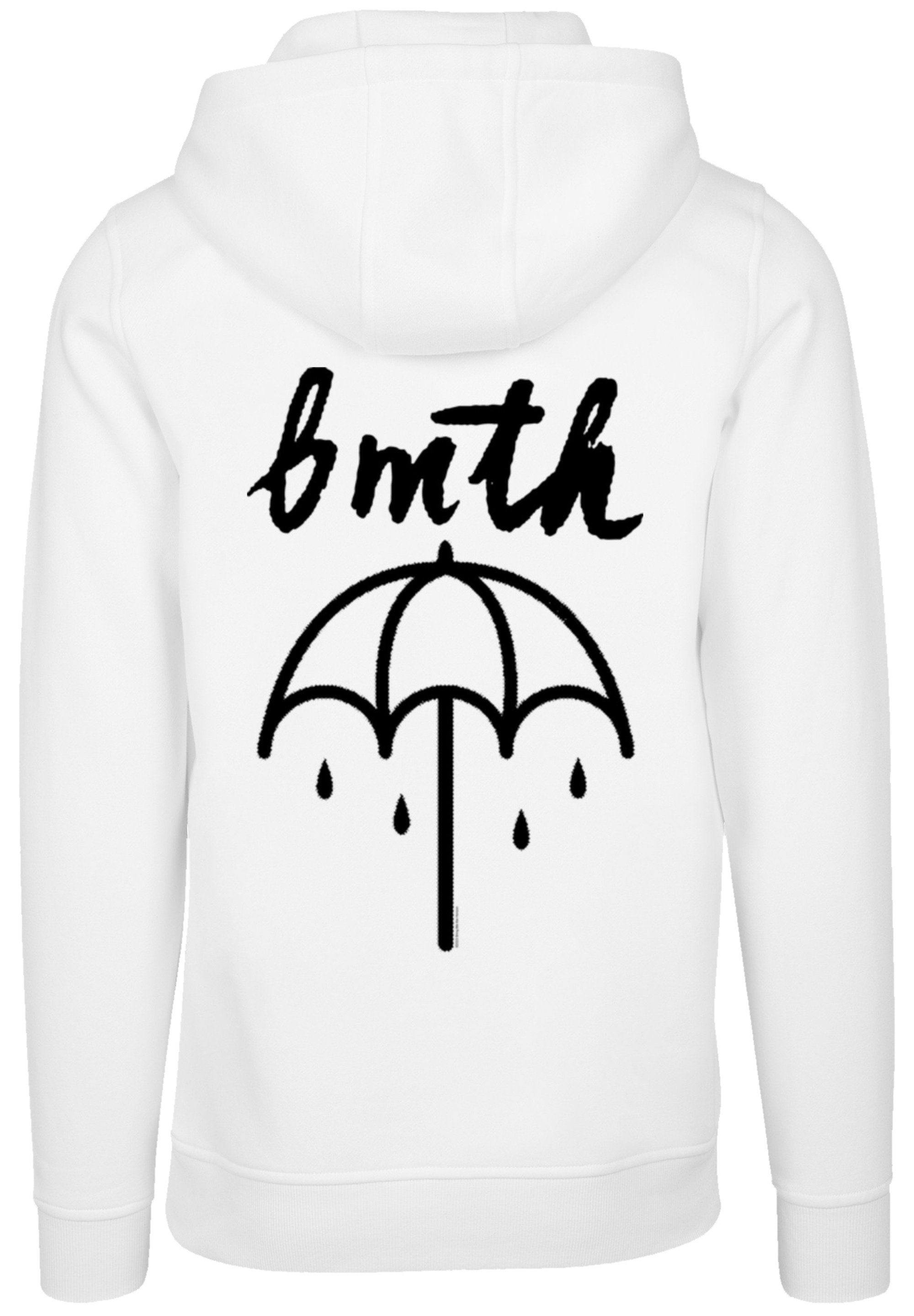 F4NT4STIC Kapuzenpullover BMTH Metal Band Umbrella Premium Qualität, Rock- Musik, Band, Verstellbare Kapuze und geräumige Kängurutasche