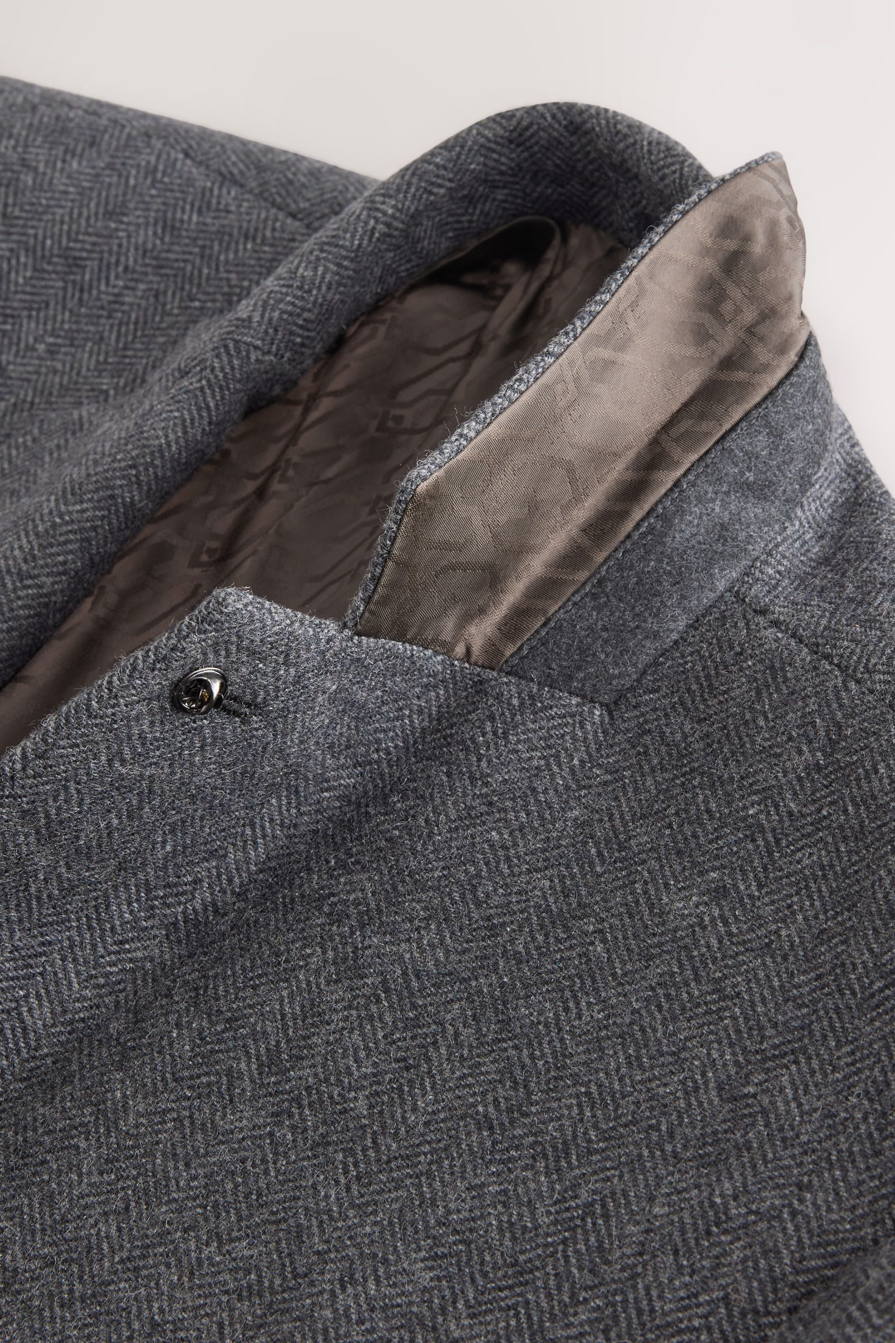 Next Sakko Signature Slim Fit Sakko mit Fischgrätmuster (1-tlg)