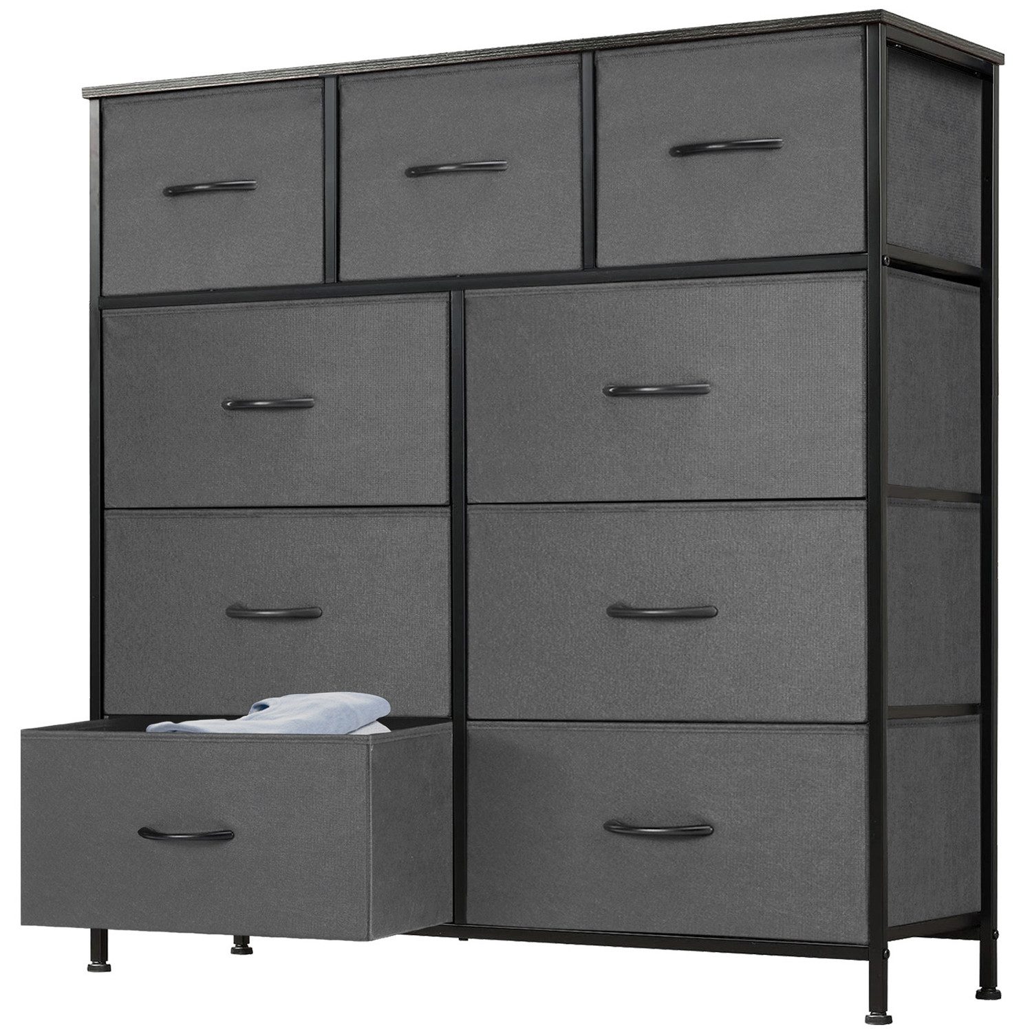 DUMOS Stauraumschrank Kommode mit Stoffschubladen, Stoffkommode günstig online kaufen