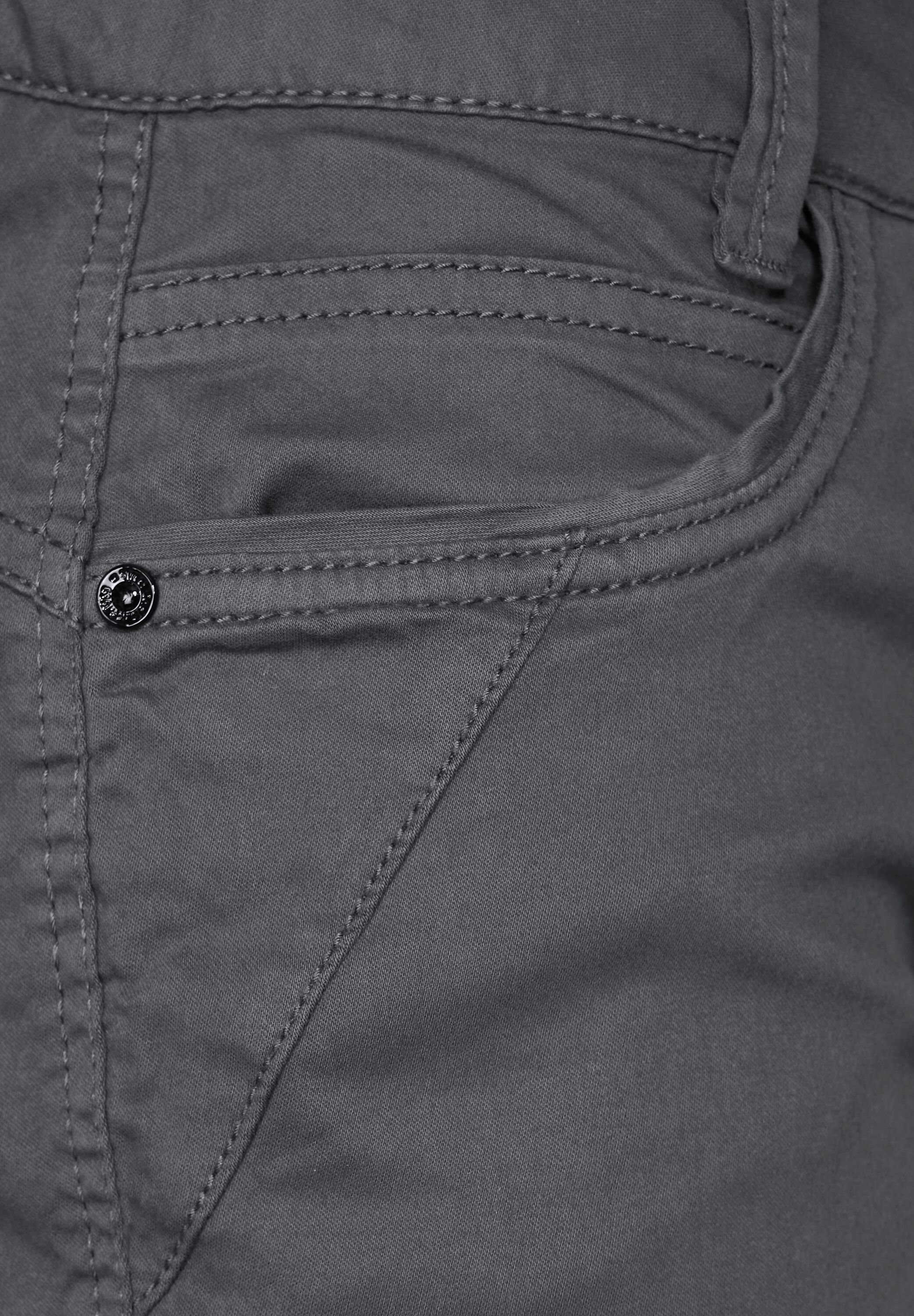 STREET ONE 5-Pocket-Hose pure grey