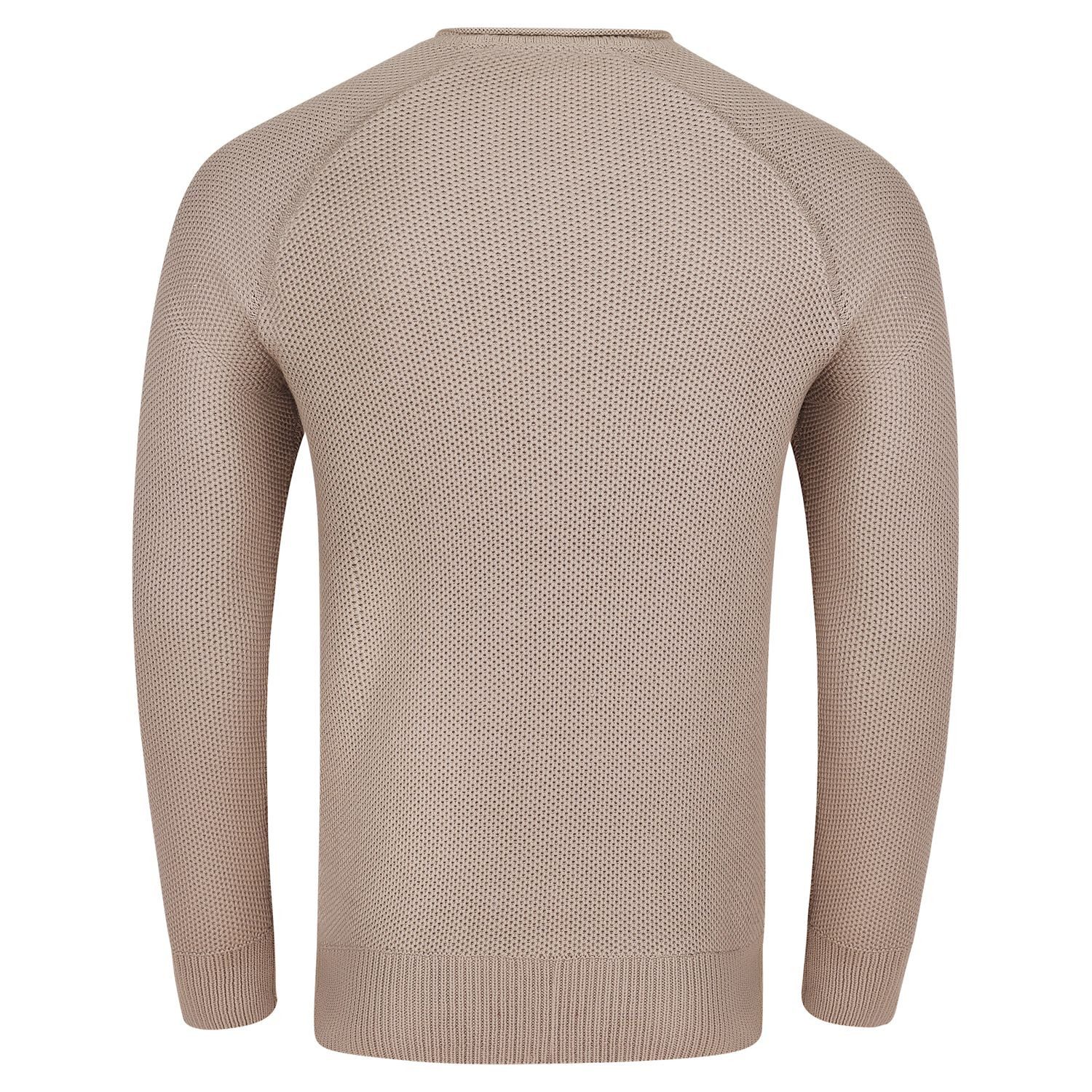 riverso Sweatshirt Herren Rundhals Pullover RIVElias Regular Fit Basic Longsleeve Shirt aus 100% Baumwolle