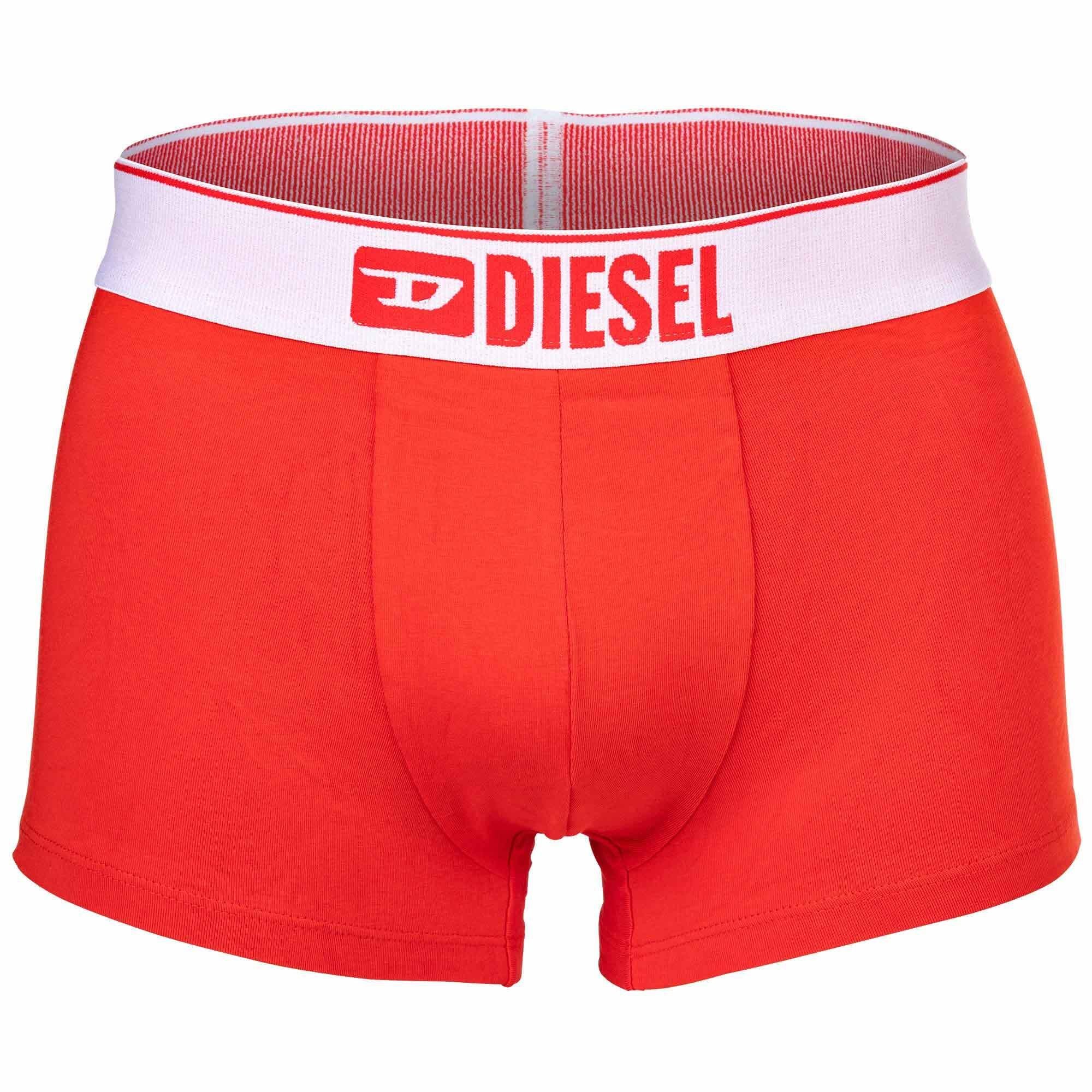 Diesel 3er Pack Rot/Grün/Weiß Herren - Boxer Boxershorts,