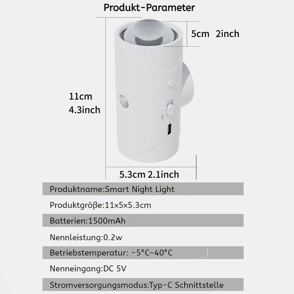 PRIISF LED Würfel Akku Wandleuchte mit Bewegungsmelder Wandlampe RGB Up Dow günstig online kaufen