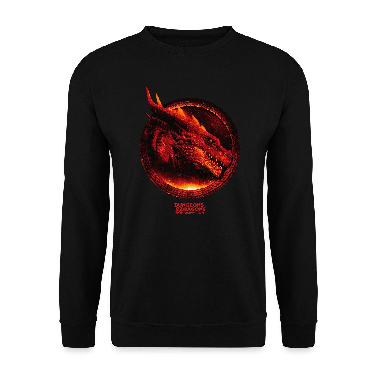 Sweatshirt Dungeons & Dragons DnD Roter Drachenkopf Unisex Pullover