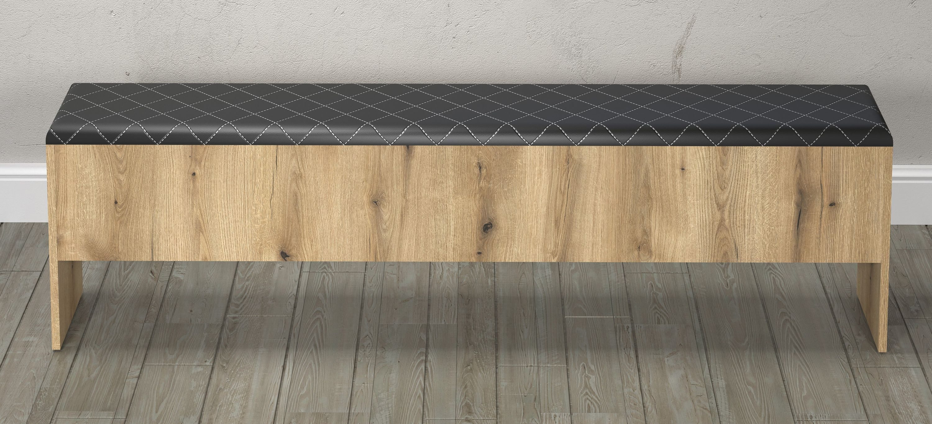 trendteam Bettbank, Polsterbank Bank inkl. Polster 185 x 54 x 30 cm