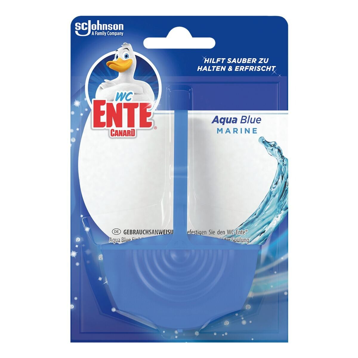WC Ente Aqua Blue Marine WC-Reiniger (WC-Duftspüler mit Einhänger)