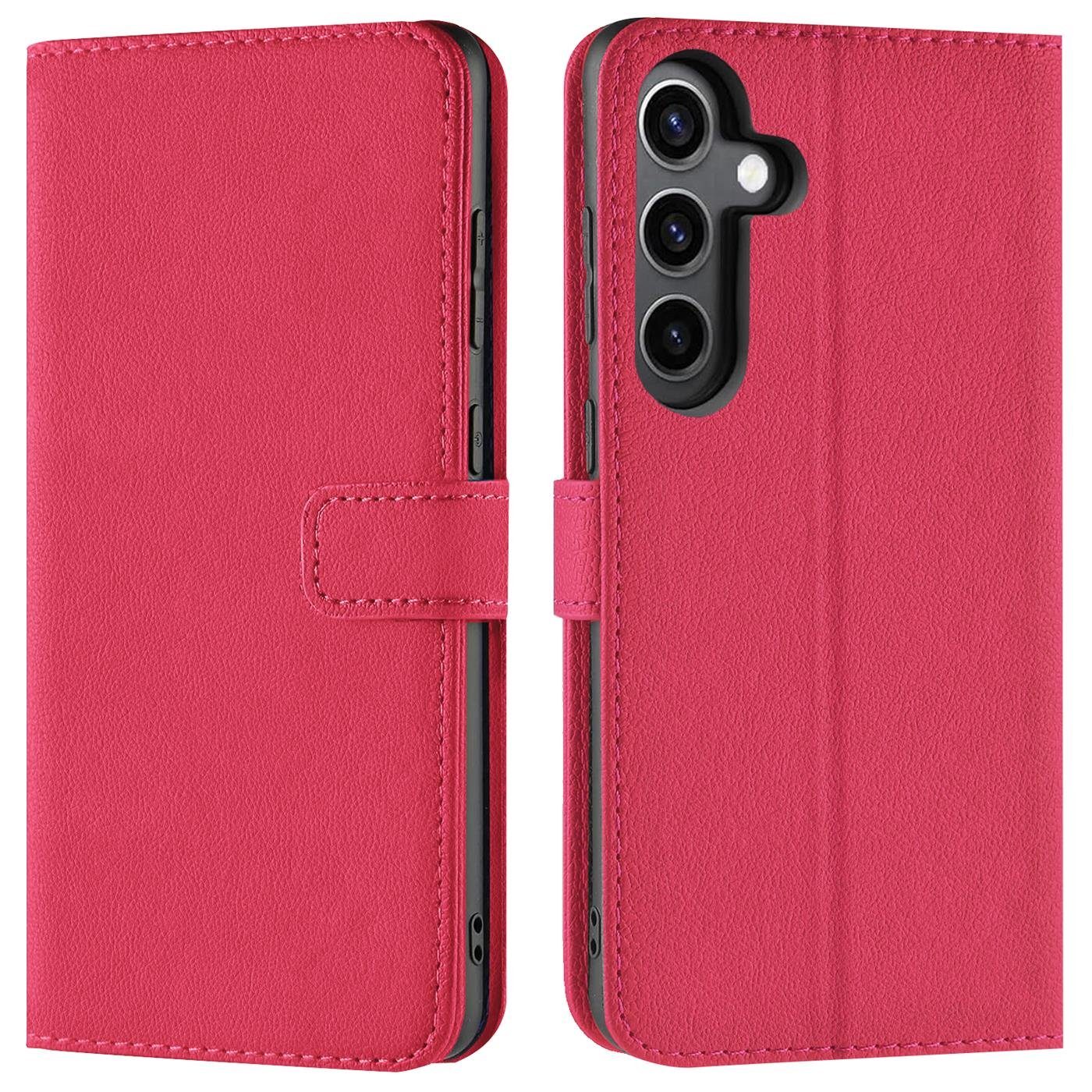 CoolGadget Handyhülle Book Case Handy Tasche für Samsung Galaxy S24 6,2 Zoll, Hülle Klapphülle Flip Cover für Samsung S24 5G Schutzhülle stoßfest