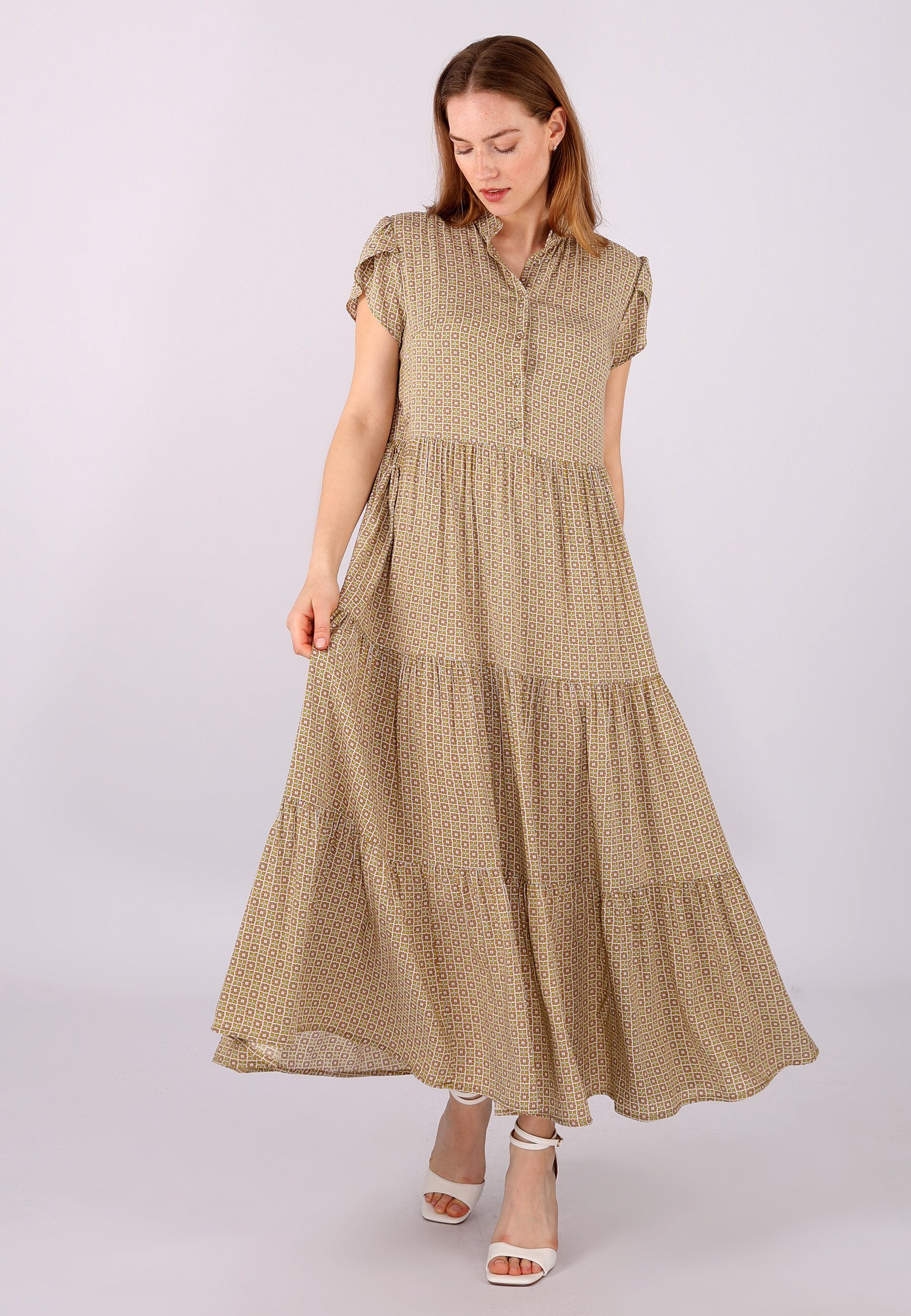 Sommerkleid Boho-Maxikleid aus Reiner Viskose – Sommerliche Eleganz