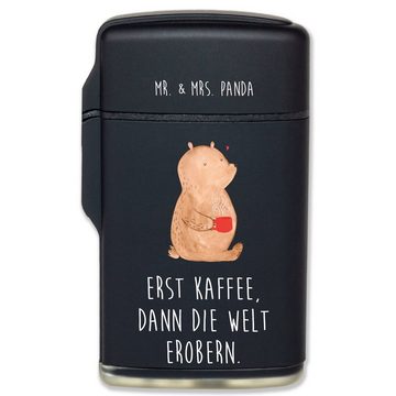 Mr. & Mrs. Panda Feuerzeug Bär Kaffee - Schwarz - Geschenk, Coffee, Teddy, Bären, Teddybär, Welt (1-St), Spruch & Motiv