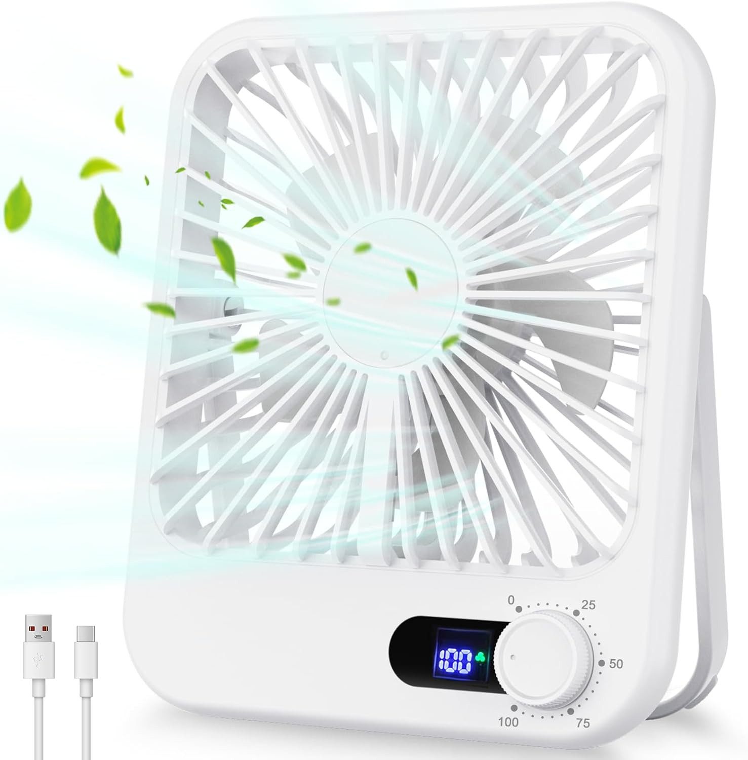 Coonoor Mini USB-Ventilator Tragbarer Mini Ventilator,Akku günstig online kaufen