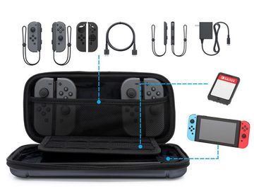 MyGadget Zubehör Tasche Aluminium Joy Controller Case Hülle Zubehör Nintendo (für Nintendo Switch)
