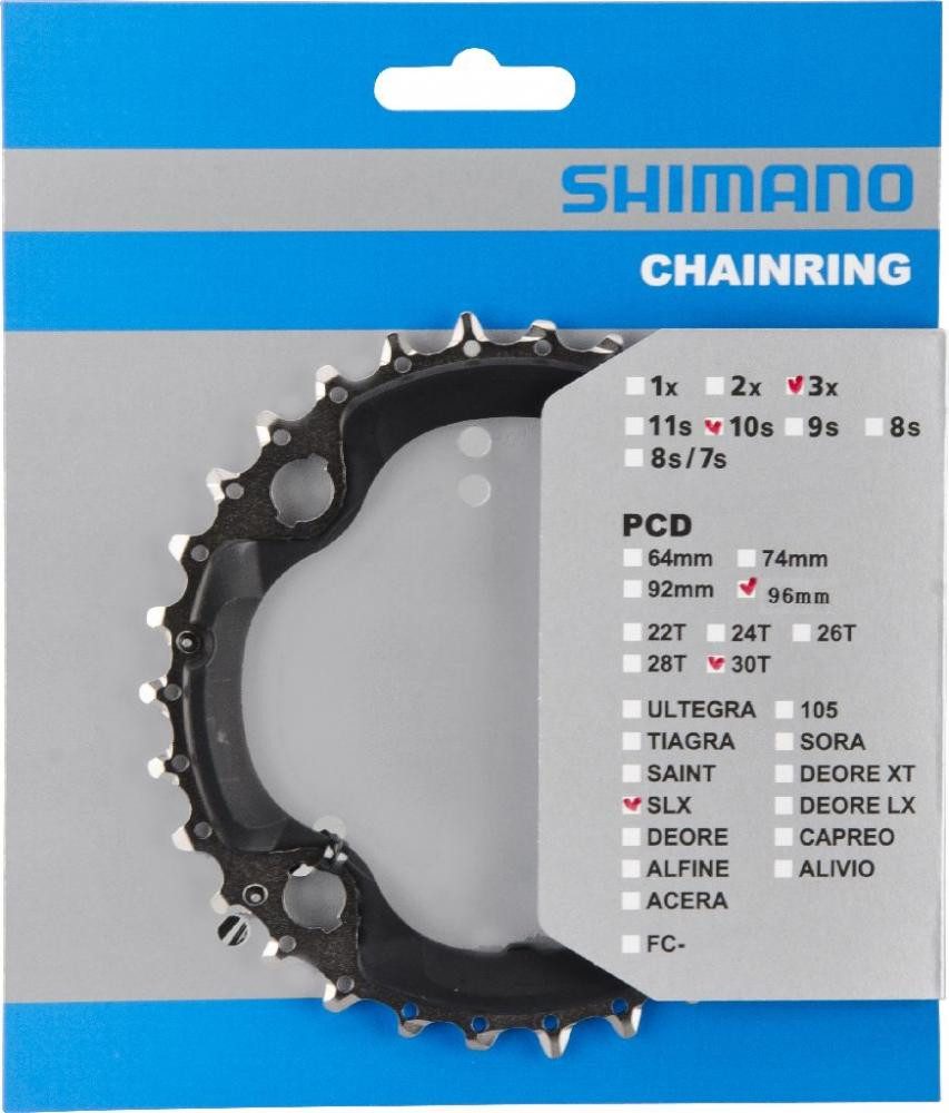 Kettenschaltung SHIMANO Kettenblatt DEORE FC-M612/FC-M622/FC-M672 30 Zähne - präziser