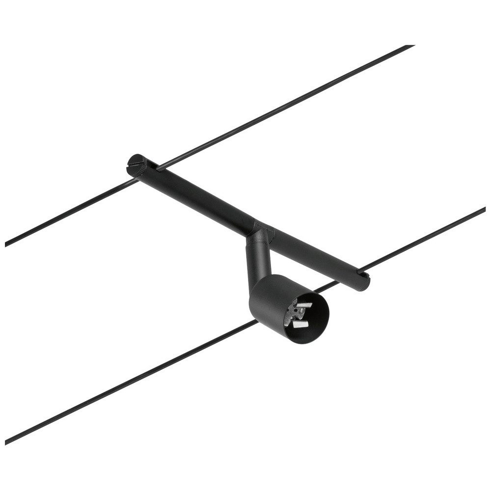 Paulmann Deckenleuchte Paulmann 94446 Seil-Komplettsystem GU5.3 Schwarz (matt), Chrom