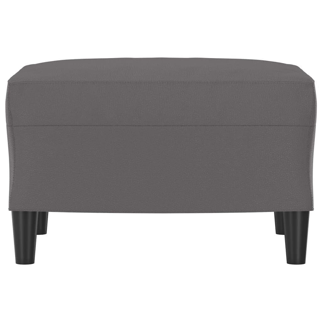 vidaXL Polsterhocker Fußhocker Grau 60x50x41 cm günstig online kaufen