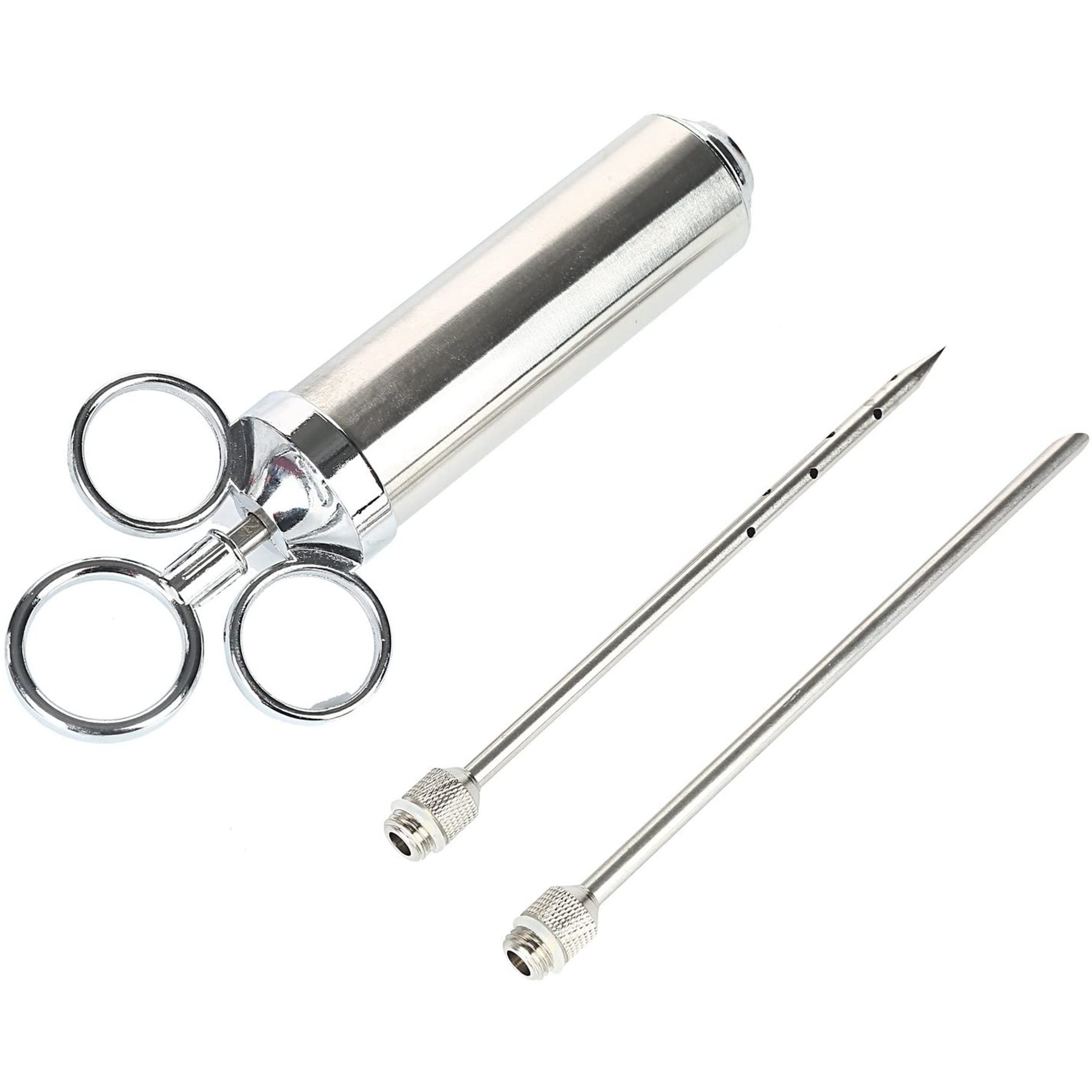 Praknu Marinierspritze Bratenspritze Set inkl. 2 Nadeln, (Set, 1-St), Edelstahl Rostfrei - Für leckere BBQ Grill Marinade Gewürze