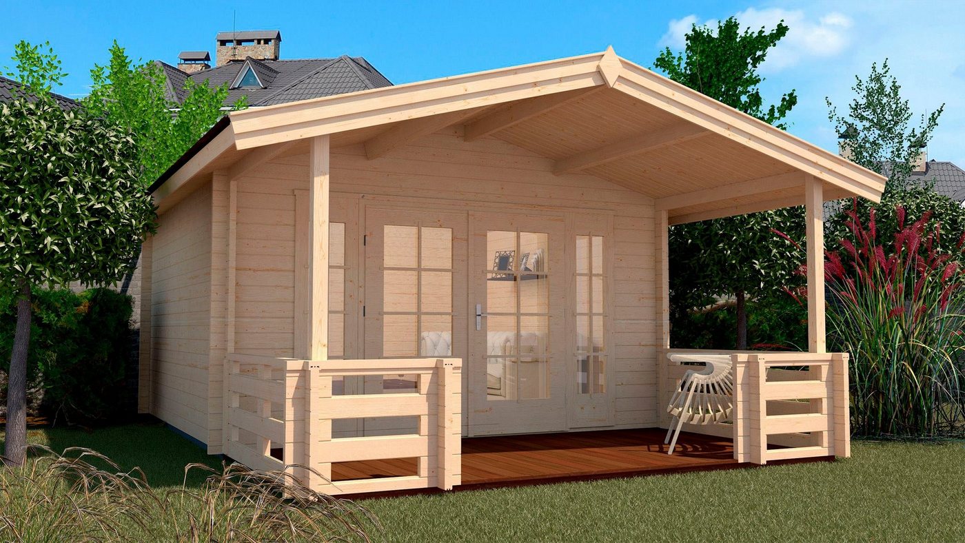 Thumbnail - weka Gartenhaus Weekendhaus 137 B Gr.2, 45 mm, BxT: 460x594 cm