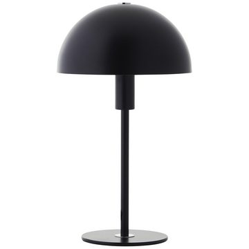 Lightbox Tischleuchte, ohne Leuchtmittel, Pilz-Tischleuchte, 36 cm Höhe, E14, Metall, schwarz/silberfarben
