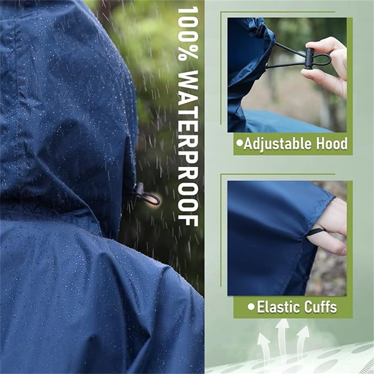 RWEUOQ Regenmantel Poncho Jacke Mantel für günstig online kaufen
