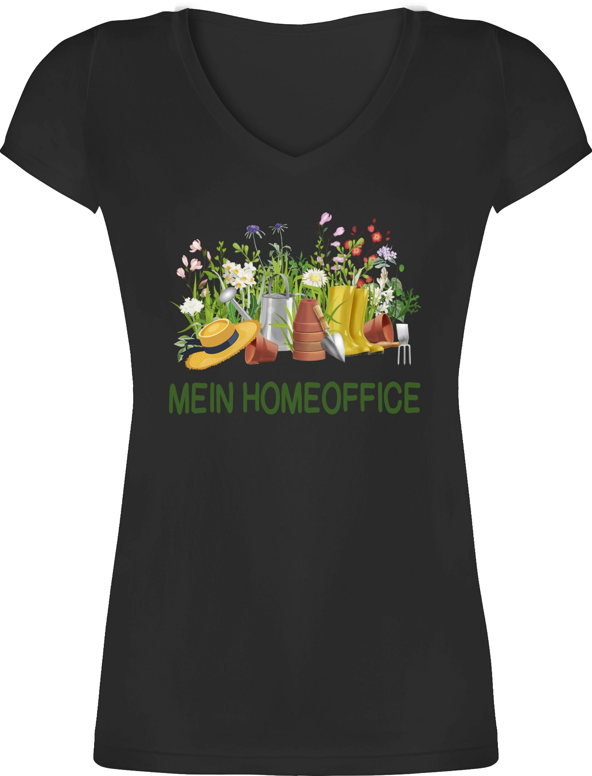 Shirtracer TShirt »Mein Homeoffice im Garten grün Hobby Outfit