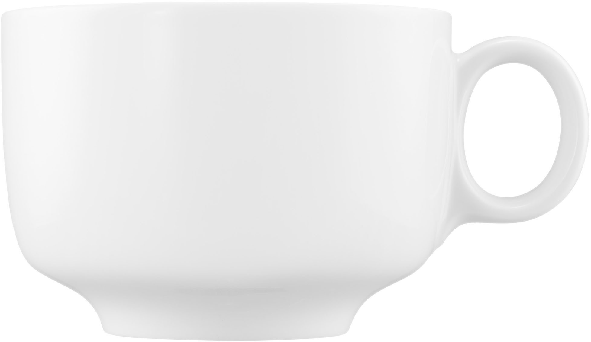 Seltmann Weiden Cappuccinotasse Sento Home, 1-tlg., Porzellan, Kaffeetasse mit Henkel, 380 ml