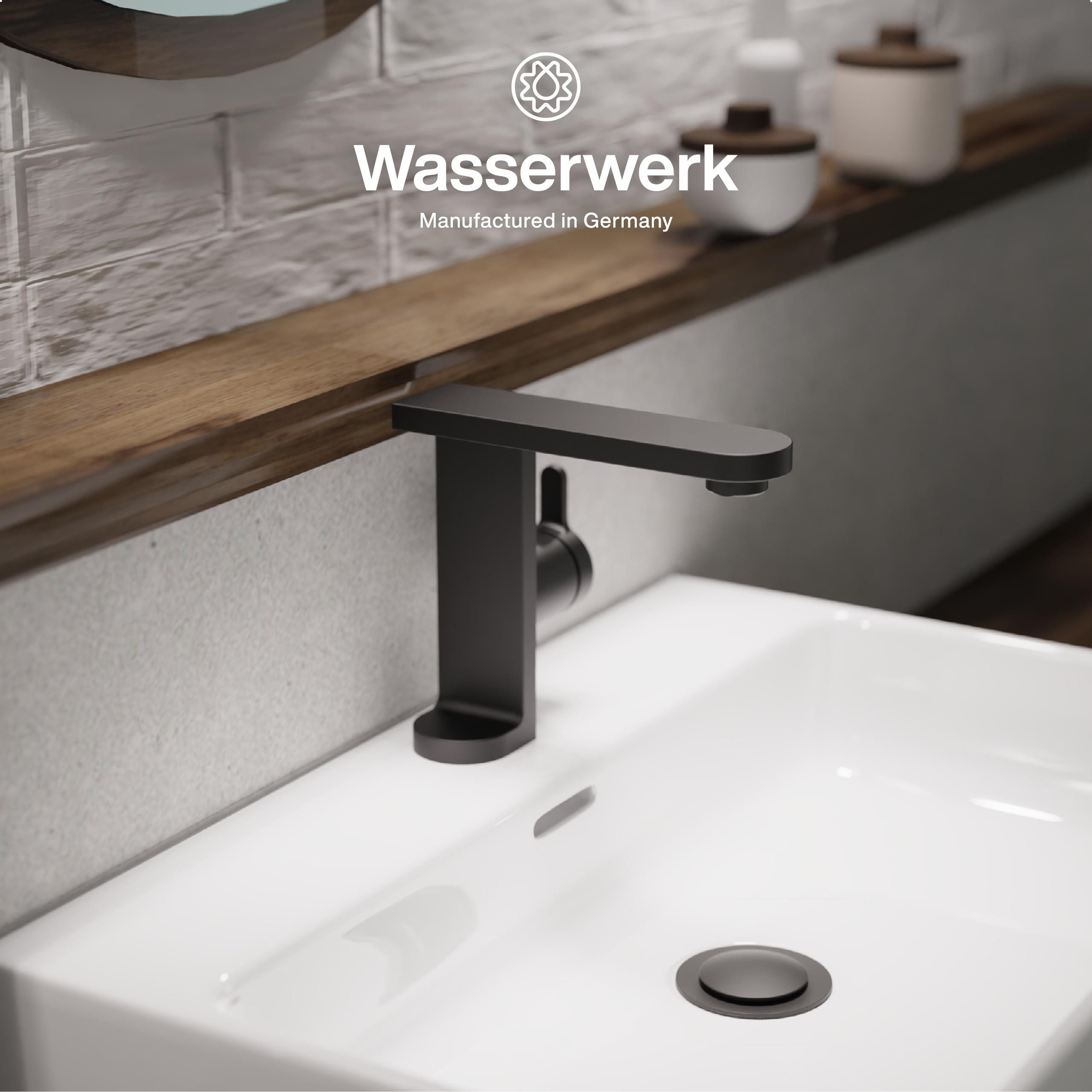 WASSERWERK Waschtischarmatur WT 15 inkl. Popup, wassersparend