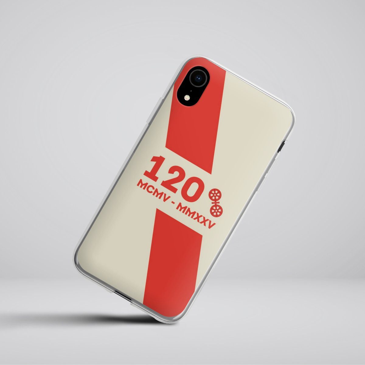 DeinDesign Handyhülle 1. FSV Mainz 05 E.V. 120 Jahre Bundesliga, Apple iPhone Xr Silikon Hülle Bumper Case Handy Schutzhülle