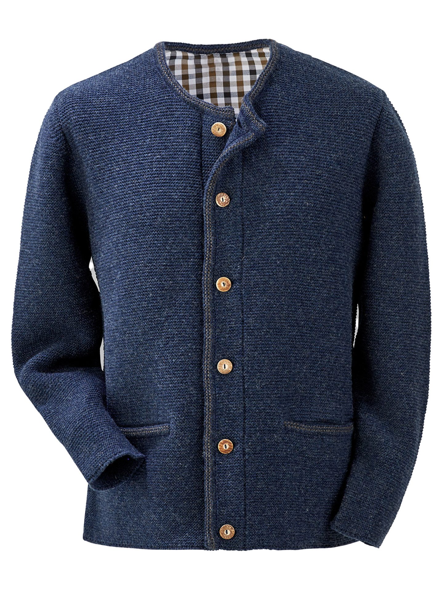 Moschen-Bayern Trachtenstrickjacke Trachtenjacke Herren Trachtenstrickjacke Trachtenjanker Strickjacke mit Knopfleiste
