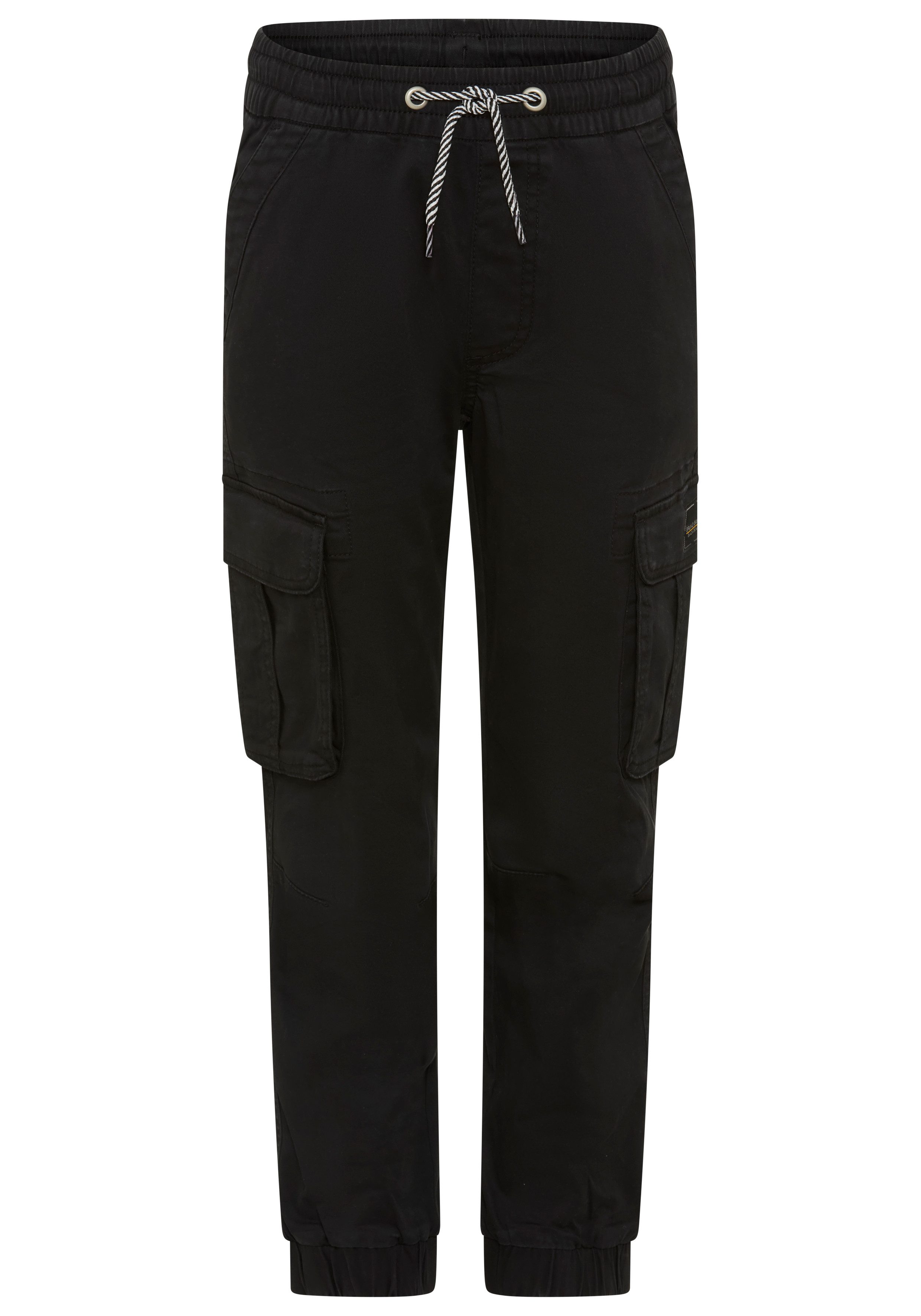 Bruno Banani Cargohose Cargohose mit BRUNO BANANI Badge Cargo-Twillhose, gerade Passform, Basic-Stil, elastische Webware – Bild 5 von 5
