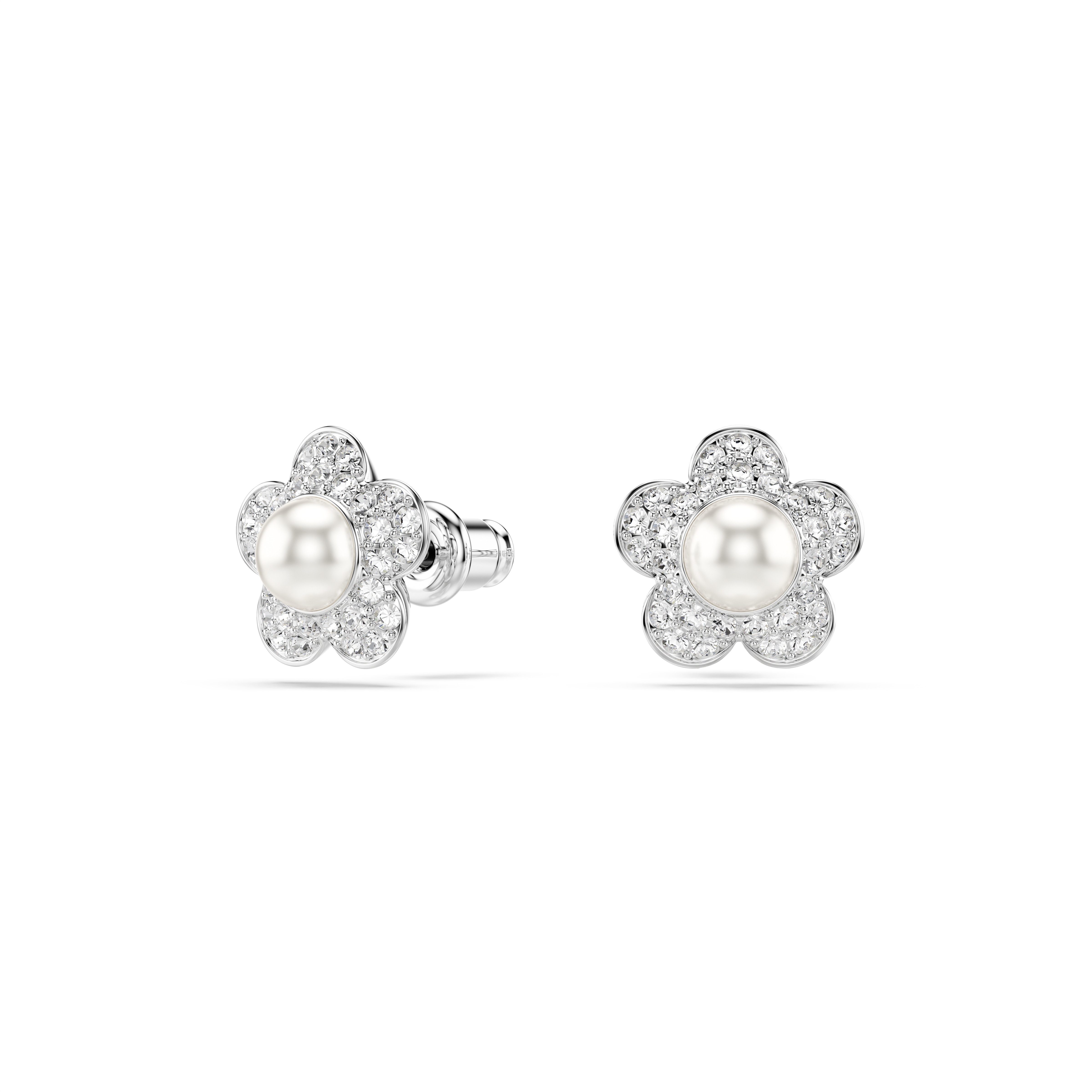 Swarovski Paar Ohrstecker Schmuck Geschenk 2026 CAPSULE Ohrringe Blume, mit Swarovski® Kristall - mit Swarovski® Perle