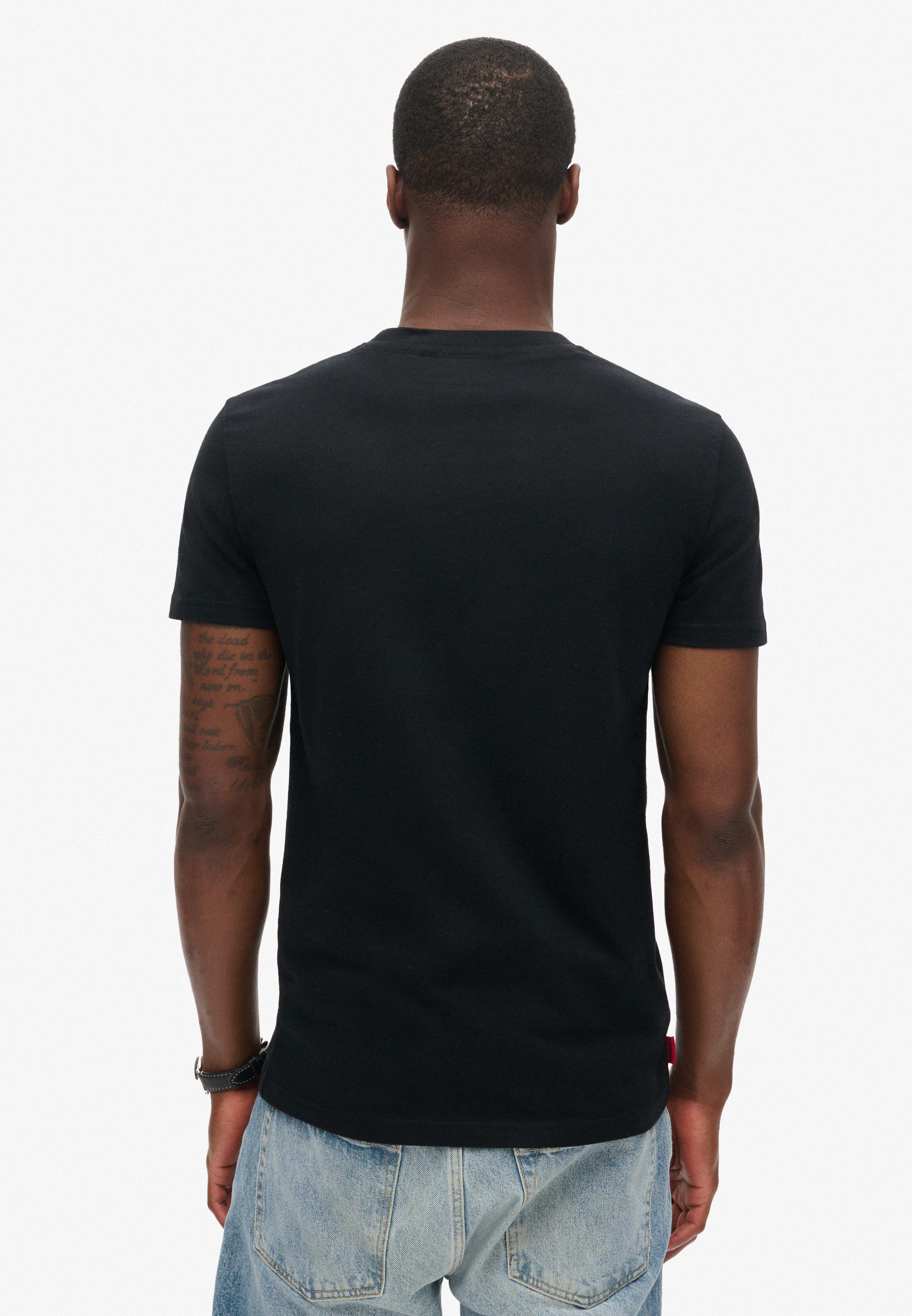 Superdry Rundhalsshirt ESSENTIAL CONTRAST EMB TEE günstig online kaufen