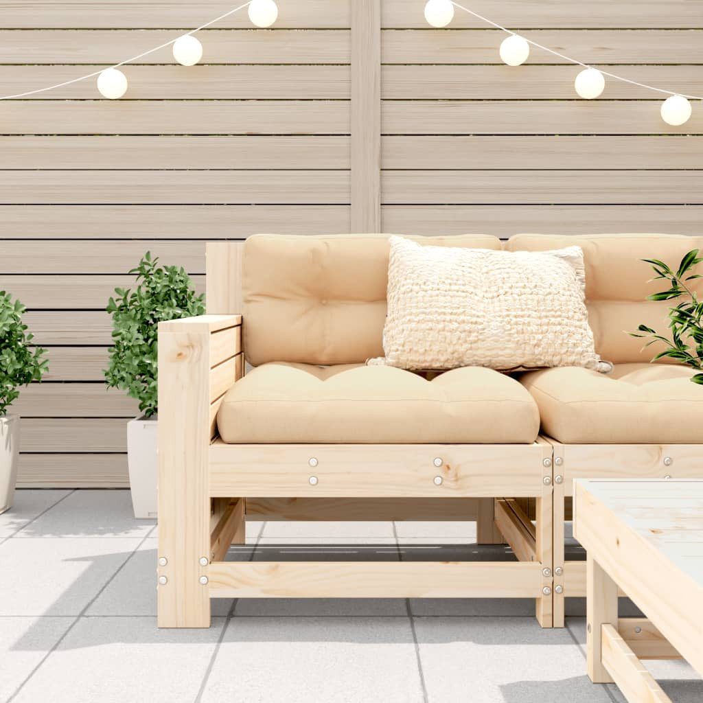 vidaXL Sofaelement Gartensofa mit Armlehne und günstig online kaufen