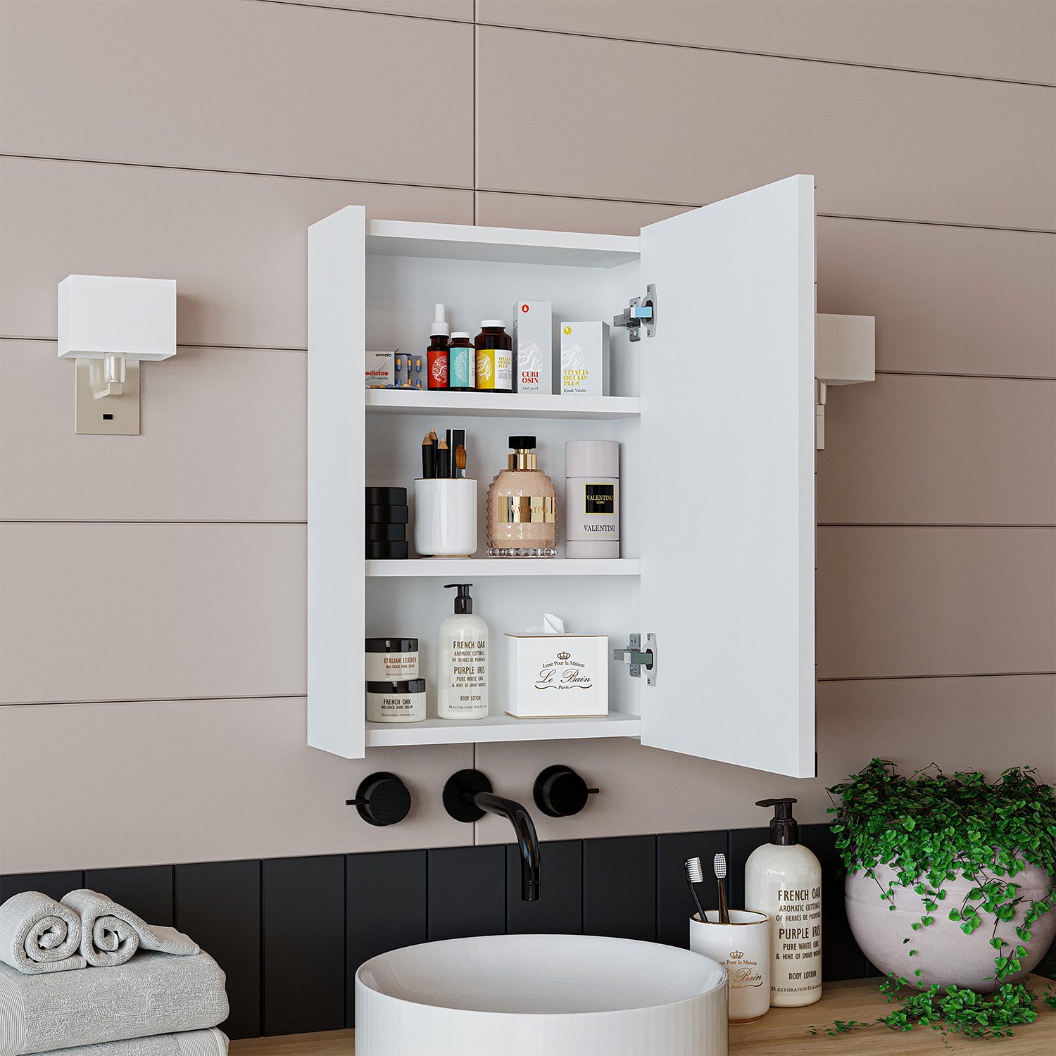 Roomart Badmöbel-Set LEO, (Badmöbelset Unterschrank mit günstig online kaufen