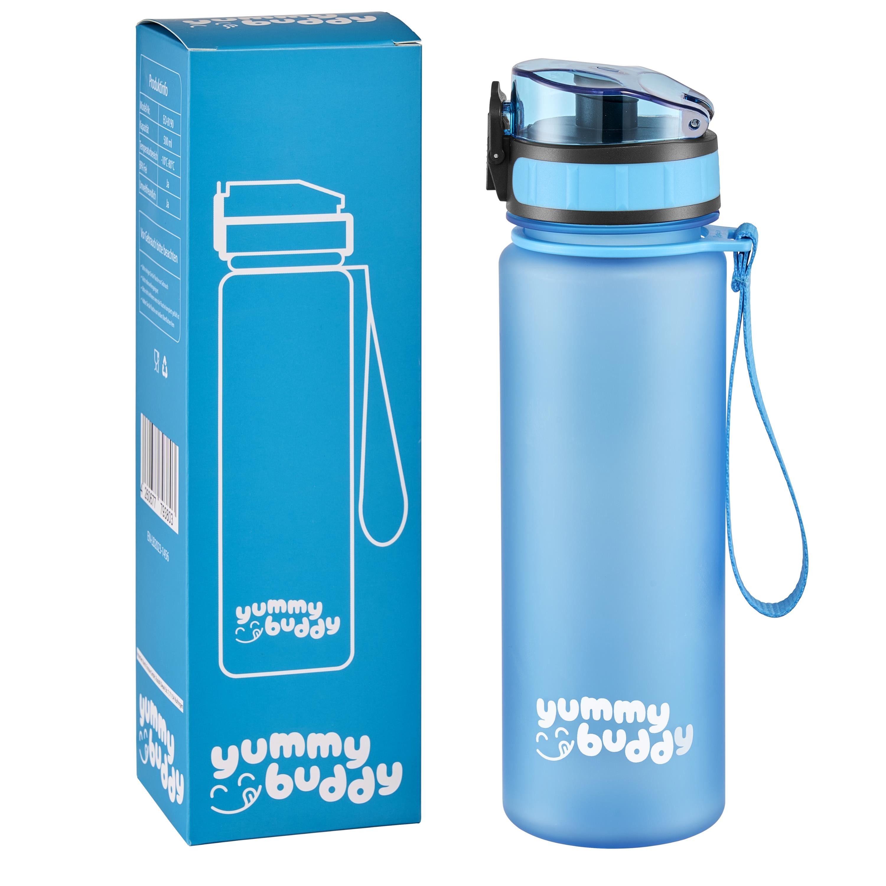 ecosa Trinkflasche EO-8190 yummy buddy, BPA-frei,Tritan,spülmaschinengeeignet,lebensmittelecht,robust