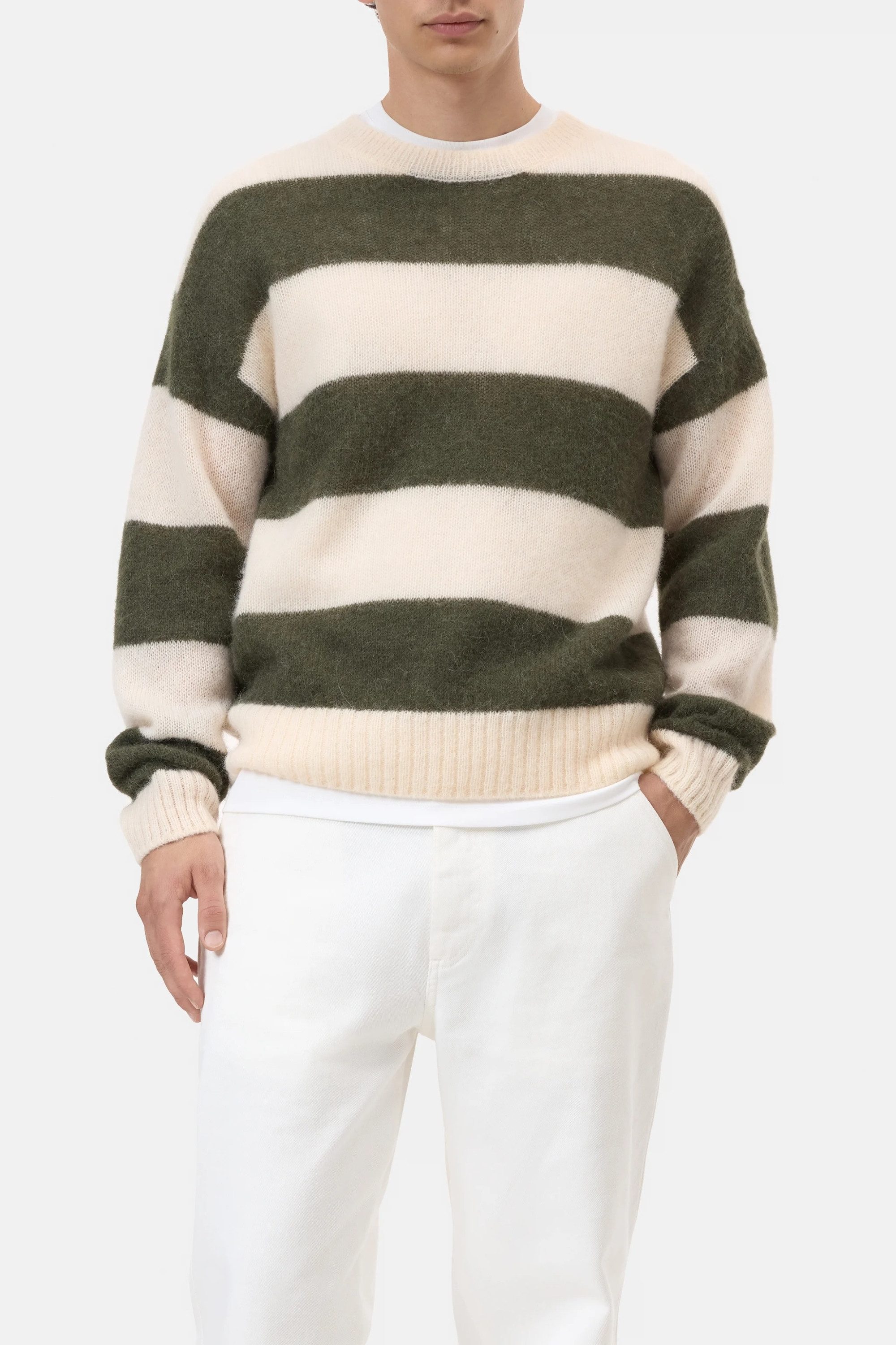 Strickpullover Stripe crewneck jumper