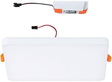 Paulmann LED Einbauleuchte Veluna VariFit Edge IP44 eckig 160x160mm 1100lm 4000K Weiß, LED fest integriert, Neutralweiß, LED Einbaupanel IP44 eckig 160x160mm 1100lm 4000K Weiß